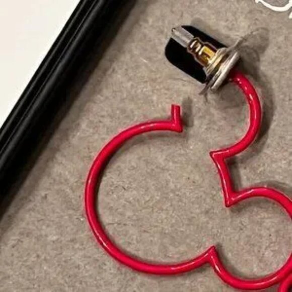 Disney Baublebar Earrings / Pierced Ears (new /‎ red/ Mickey Mouse / w/a) (Last) - Picture 8 of 11